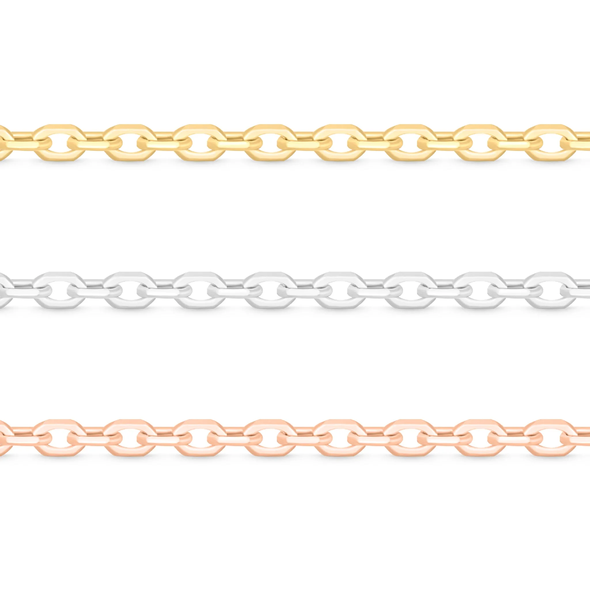 0.9mm Fine Diamond Cut Cable .925 Sterling Silver Permanent Jewelry Chain - By The Foot / PMJ0001