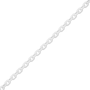 0.9mm Fine Diamond Cut Cable .925 Sterling Silver Permanent Jewelry Chain - By The Foot / PMJ0001