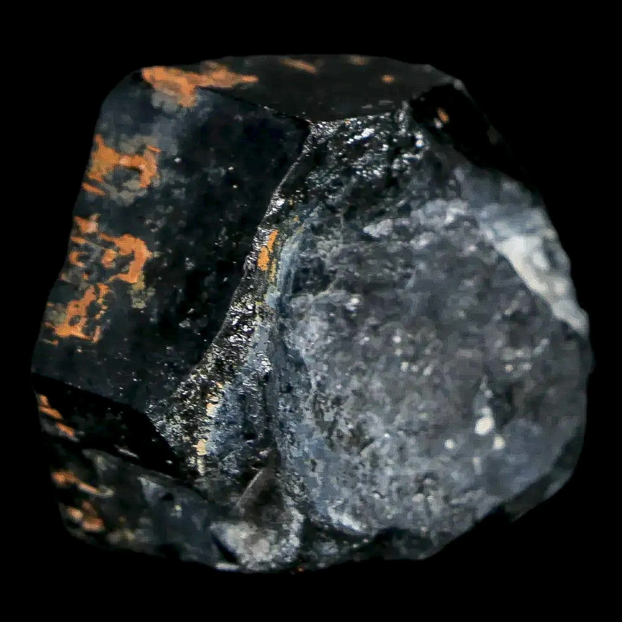 1.1" Natural Rough Schorl Black Tourmaline Mineral Erongo Mountains, Namibia