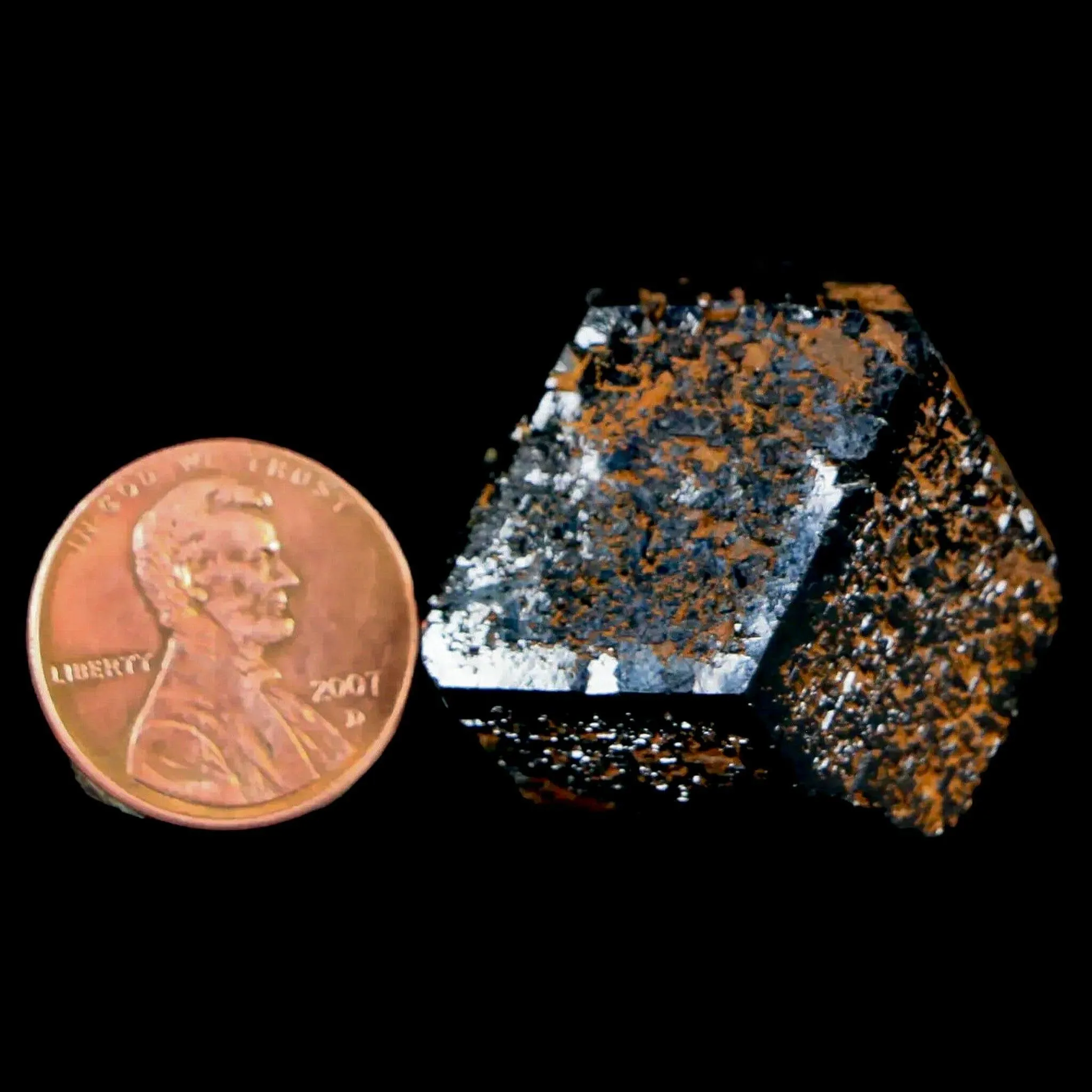 1.1" Natural Rough Schorl Black Tourmaline Mineral Erongo Mountains, Namibia