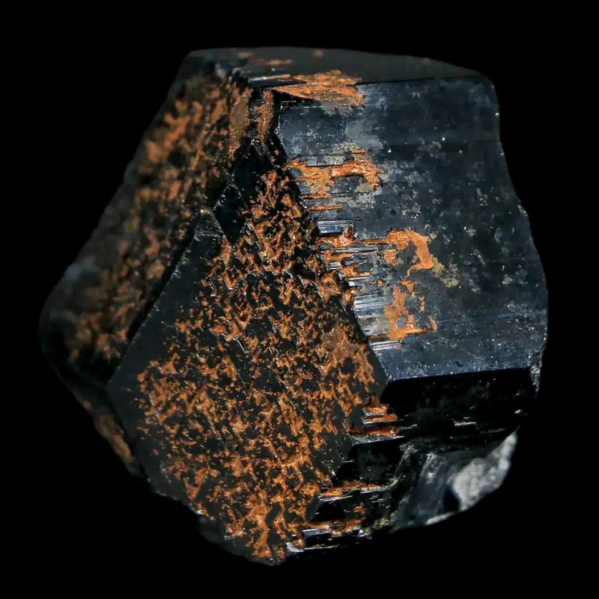 1.1" Natural Rough Schorl Black Tourmaline Mineral Erongo Mountains, Namibia