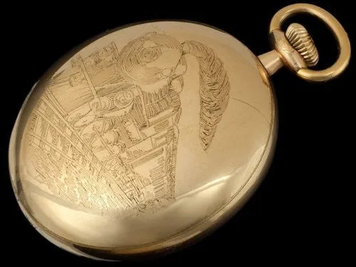 1900 18 size Illinois Railroad Gold Filled Pocket Watch - (23J) 24J Bunn Special