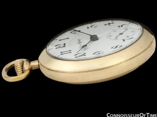 1900 18 size Illinois Railroad Gold Filled Pocket Watch - (23J) 24J Bunn Special