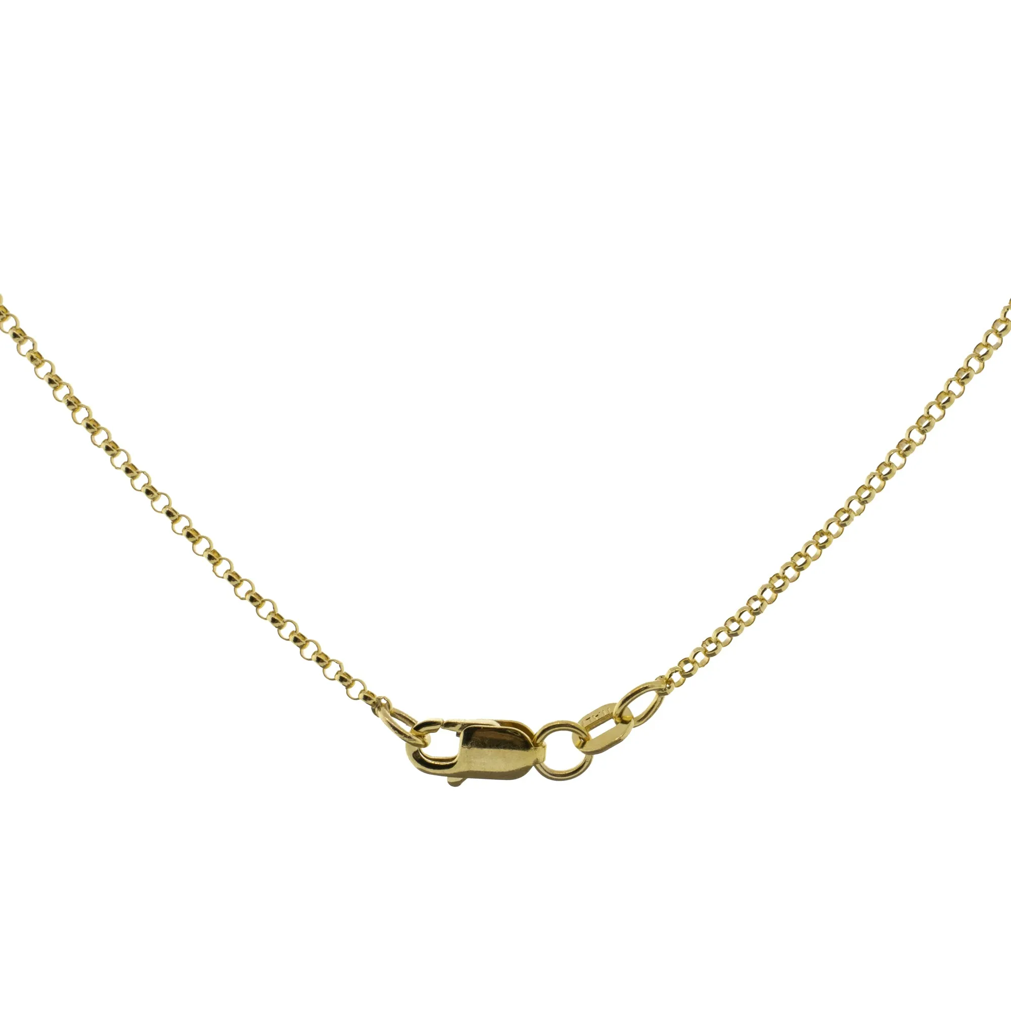 .25ct Diamond Pendant Station Chain Necklace