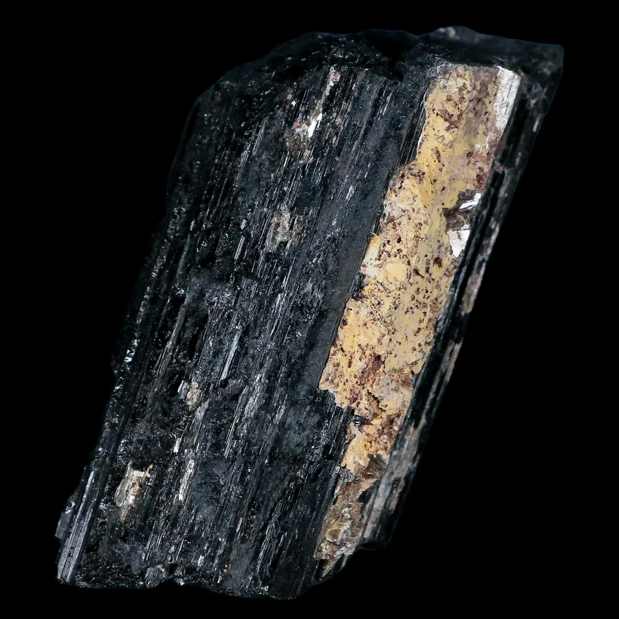 3.1" Natural Rough Black Tourmaline Mineral Crystal Specimen Schorl Brazil
