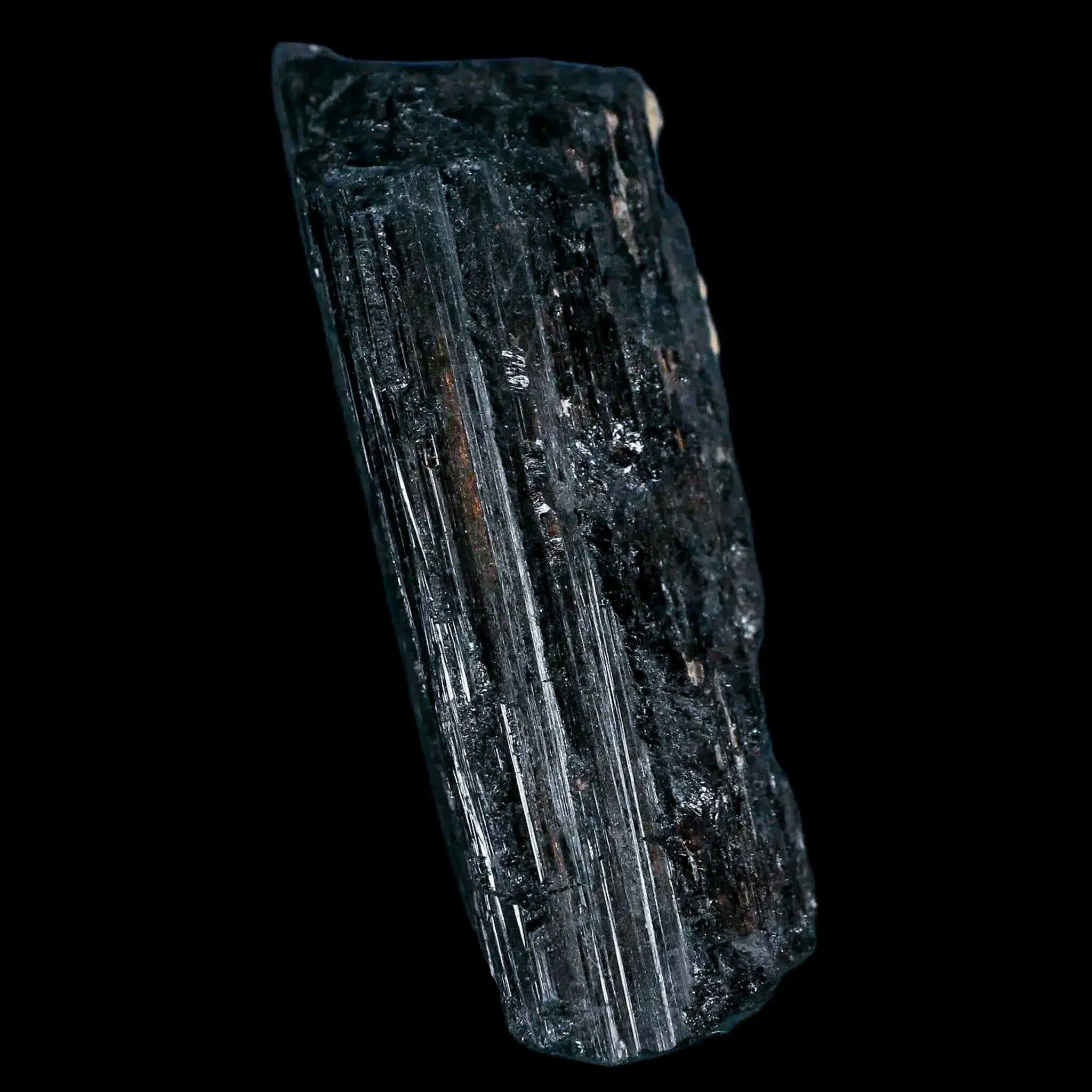 3.1" Natural Rough Black Tourmaline Mineral Crystal Specimen Schorl Brazil