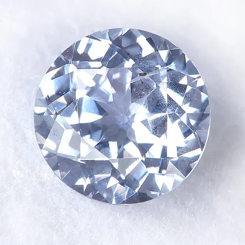 5.2mm Icy Silver-Grey Lavender Sapphire 0.62ct SA46