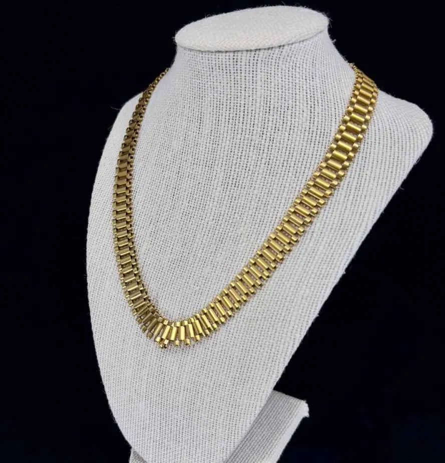 Antique Victorian 15ct Gold Gate Link Necklace