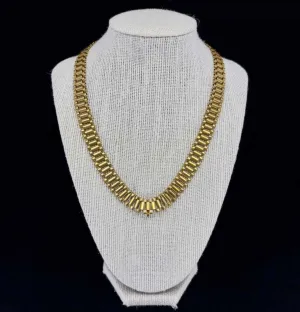 Antique Victorian 15ct Gold Gate Link Necklace