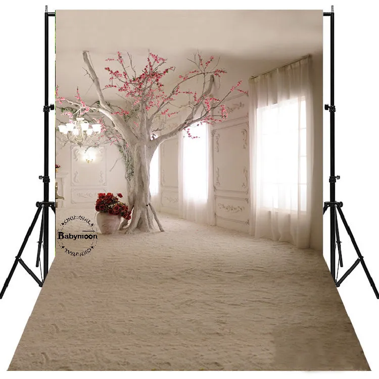 Babymoon Unique 3D Theme Backdrop | 8x12 feet | White