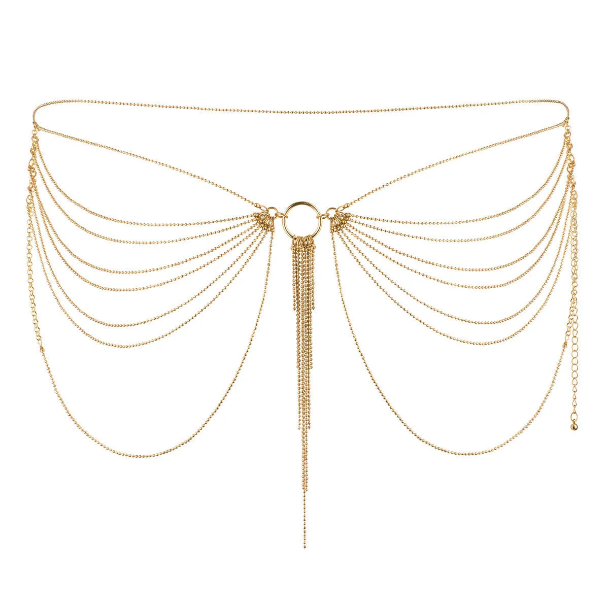 Bijoux Indiscrets Magnifique Collection Chain Waist Jewelry - Silver