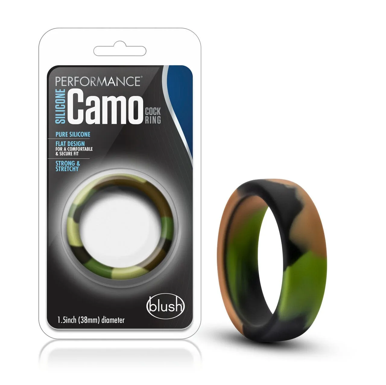 Blush Performance Green Camo Cock Ring