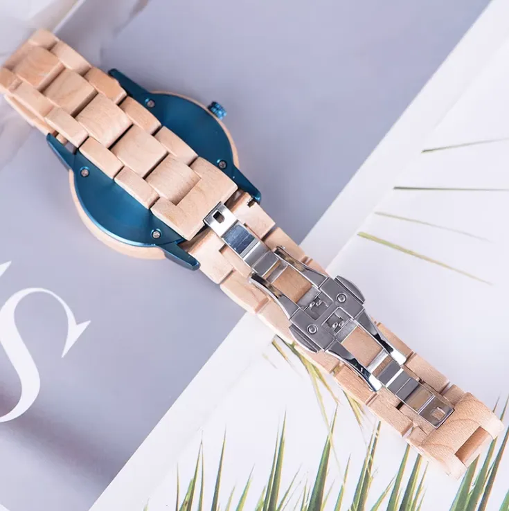 BOBO BIRD VINTAGE MAPLE WOODED WATCH