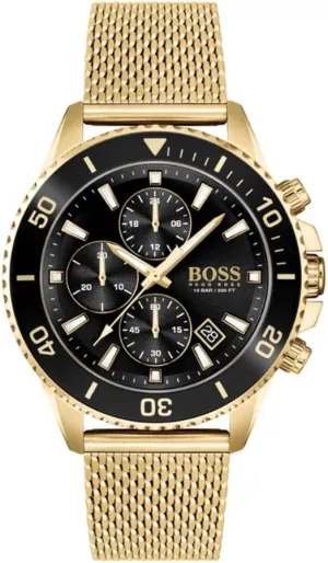 BOSS Center Court Men's Chronograph Stainless Steel Watch - Water Resistant