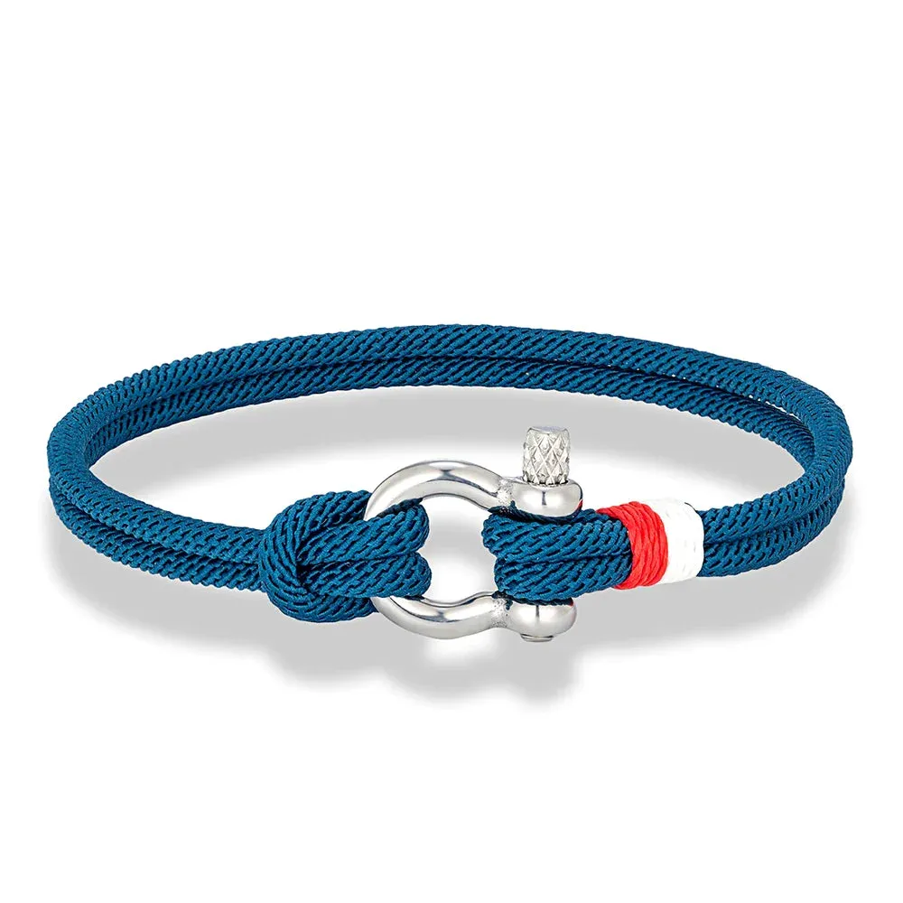 Braided Rope Stainless Steel Horseshoe Shackle
