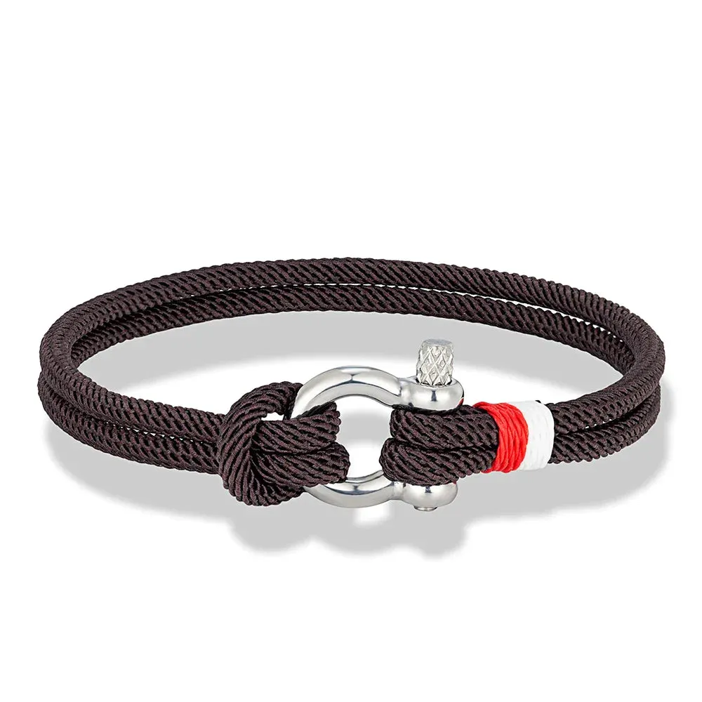 Braided Rope Stainless Steel Horseshoe Shackle