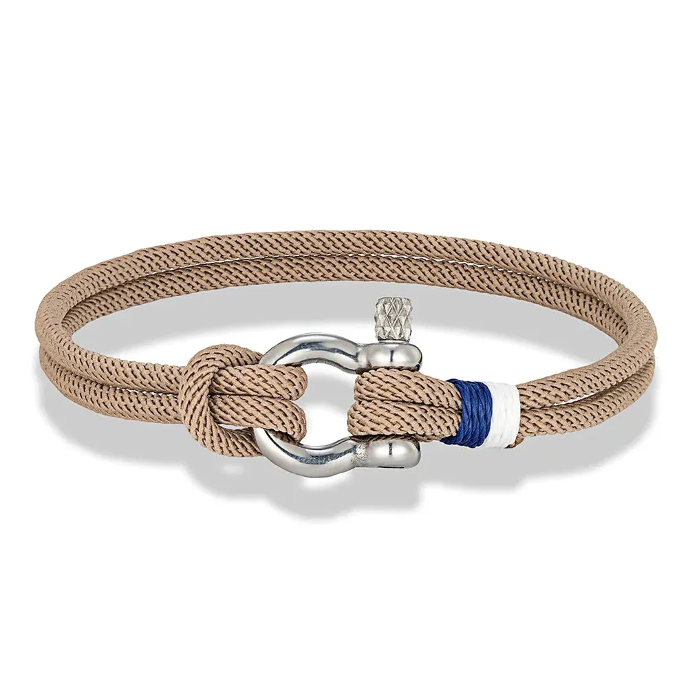 Braided Rope Stainless Steel Horseshoe Shackle