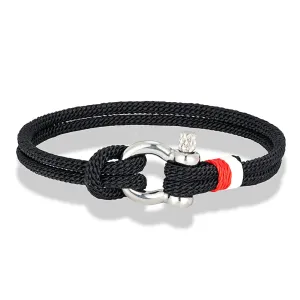 Braided Rope Stainless Steel Horseshoe Shackle