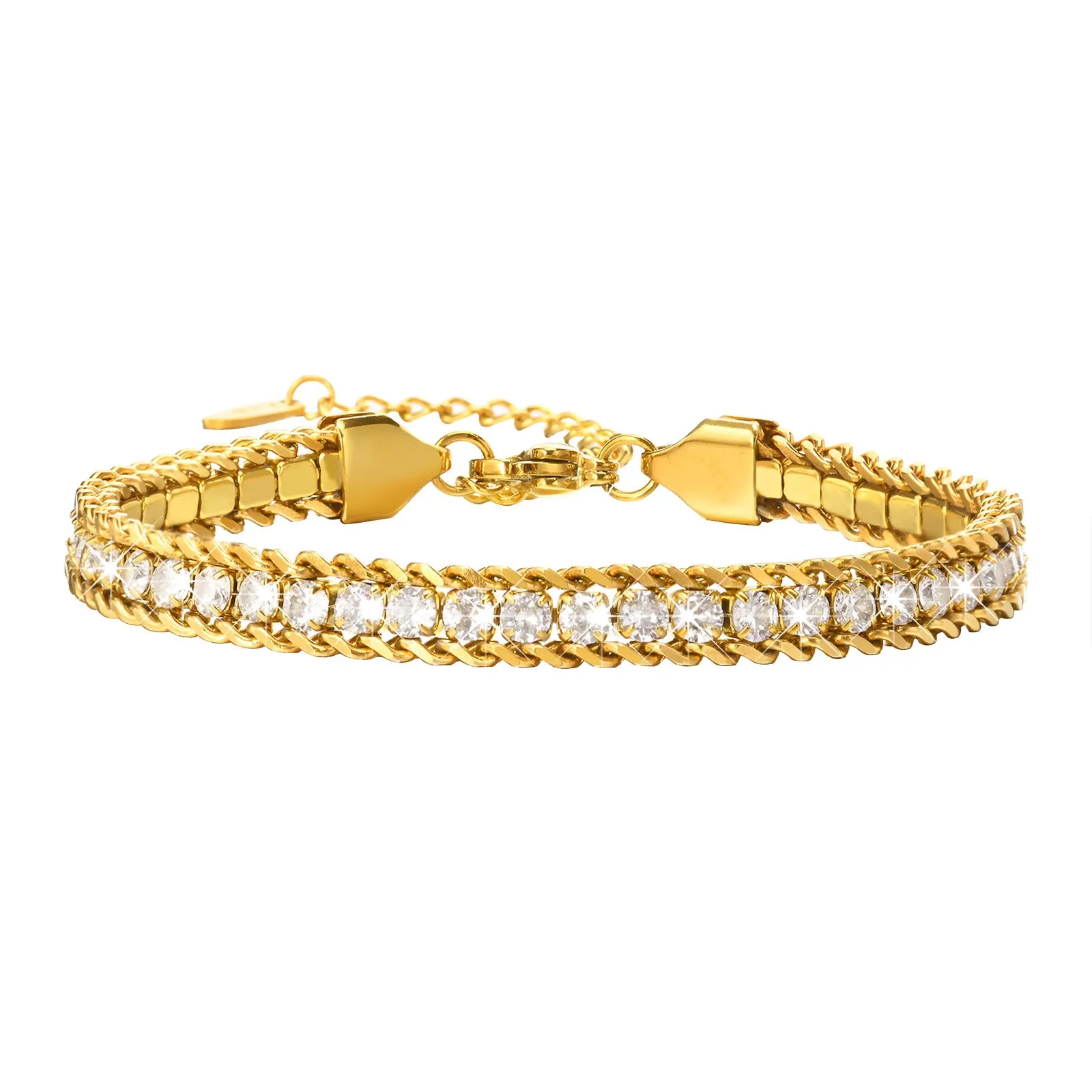 Braided Tennis Bracelet