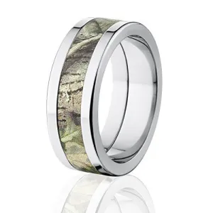 Branded AP Green Realtree Camo Rings, Camo Bands, Camouflage Wedding