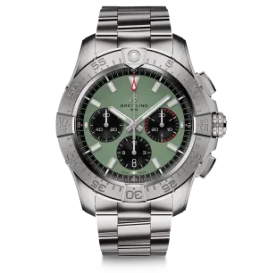 Breitling Avenger B01 Chronograph 44mm Watch with Green Dial