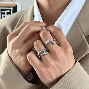 Chicmy- Liquid Lava Design Ring