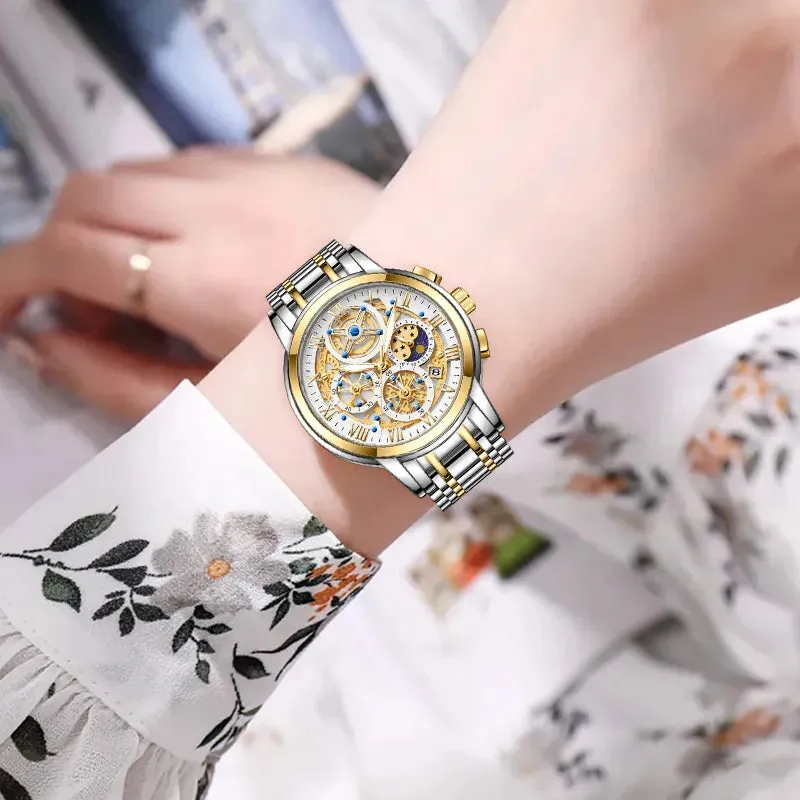Creative Steel Bracelet Wrist Watches