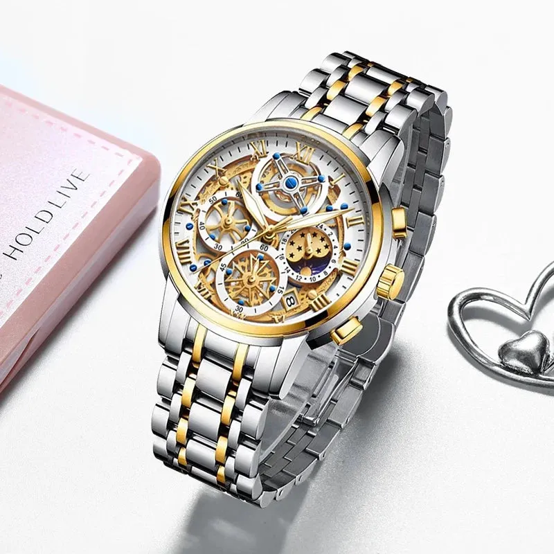 Creative Steel Bracelet Wrist Watches