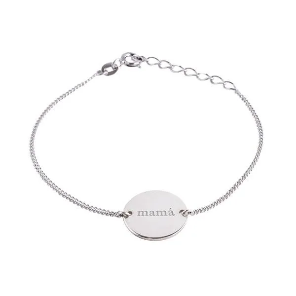 Custom Moon Silver Bracelet