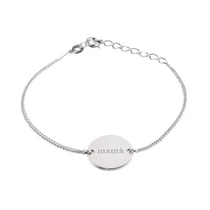 Custom Moon Silver Bracelet
