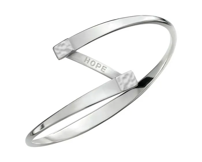 Ed Levin Sterling Silver Hope Bracelet