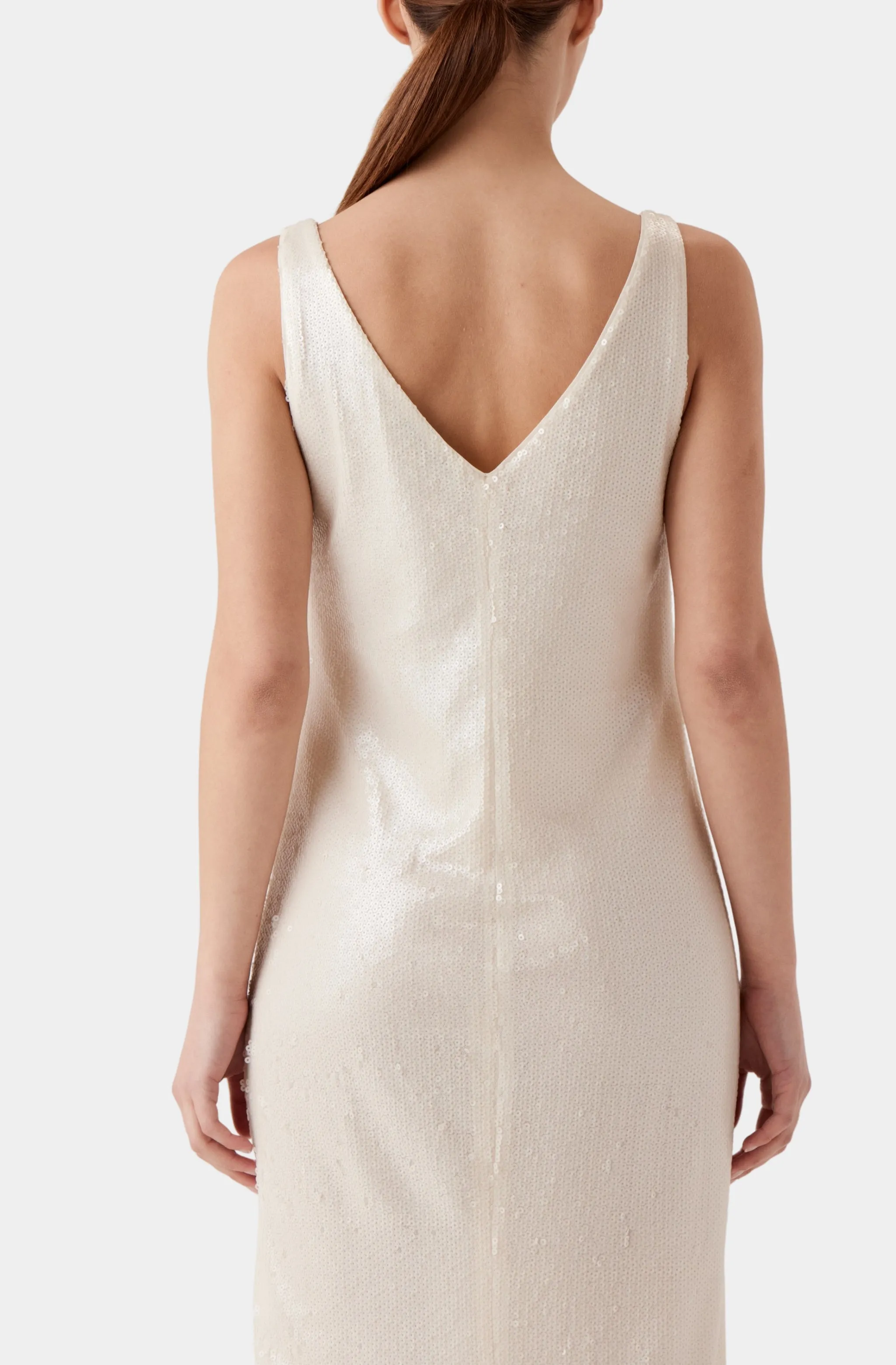 Elin Sequin Midi Dress