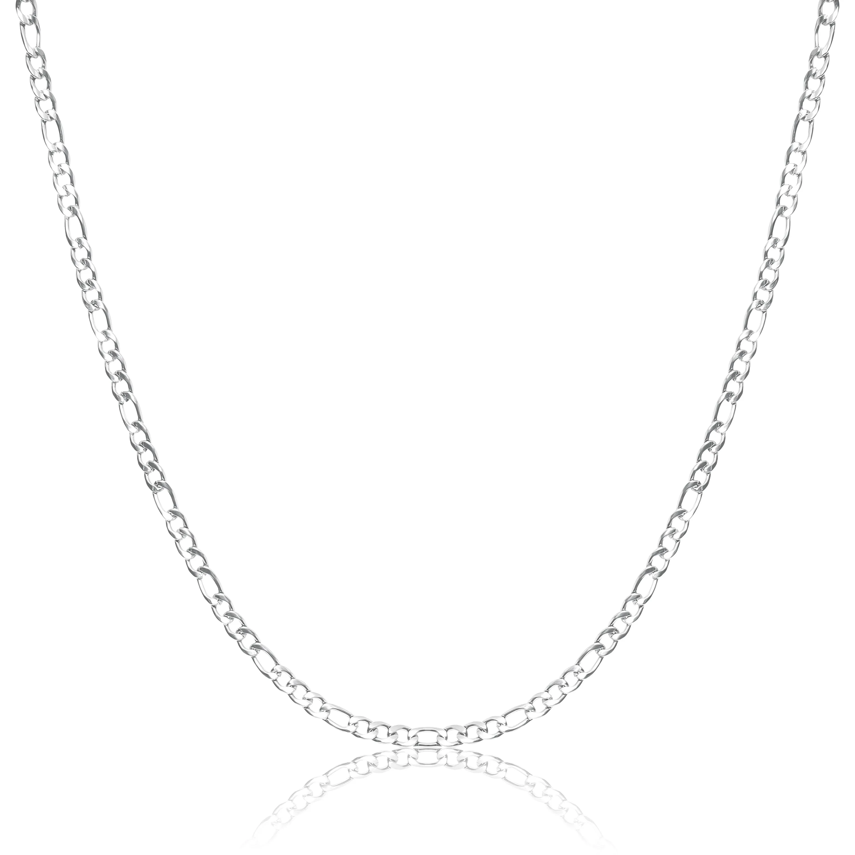 Figaro Cuban Chain 6mm - Silver