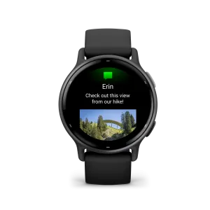 Garmin vívoactive® 5, Black and Slate 010-02862-10 Watches UPC:753759324902