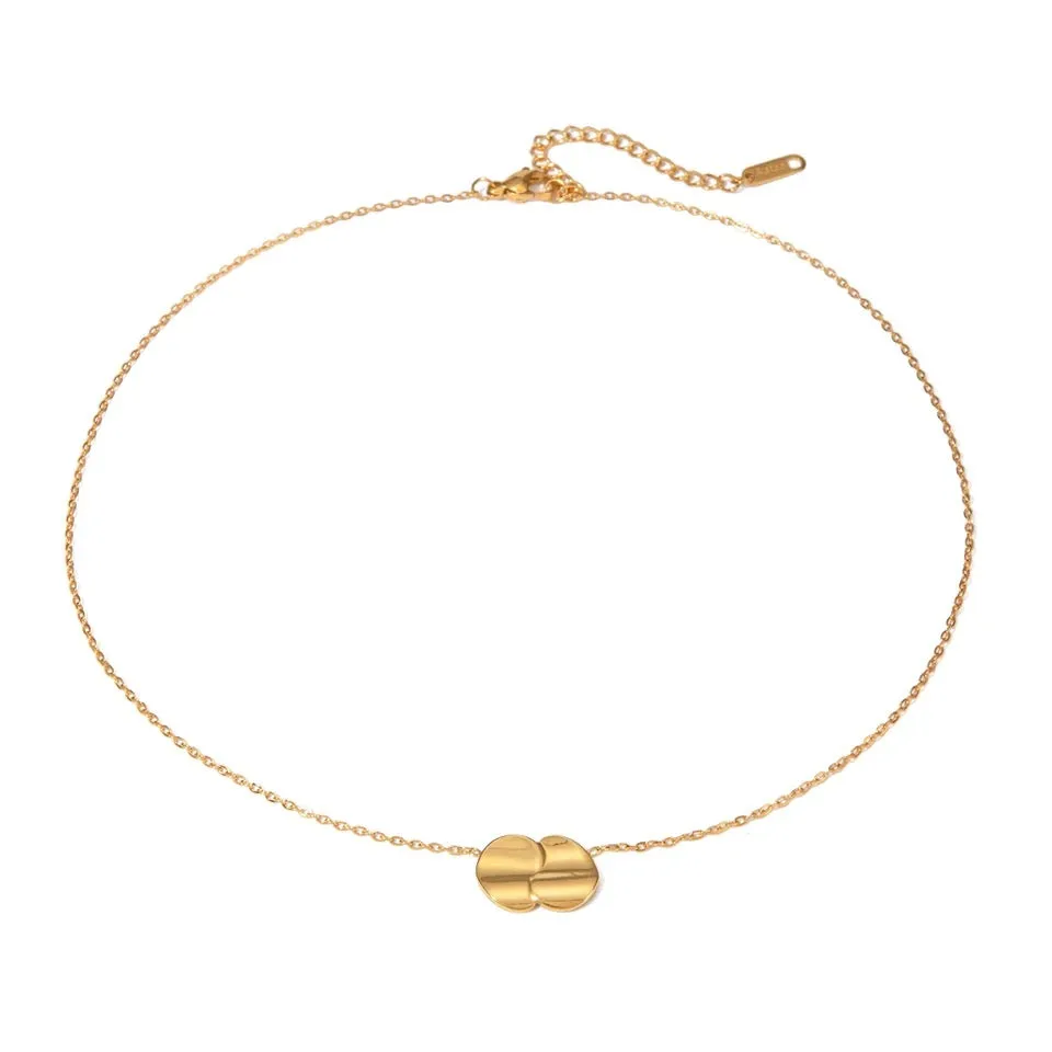 Geometric Curve Necklace