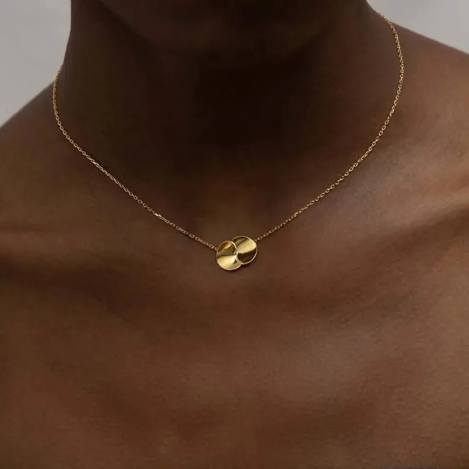 Geometric Curve Necklace