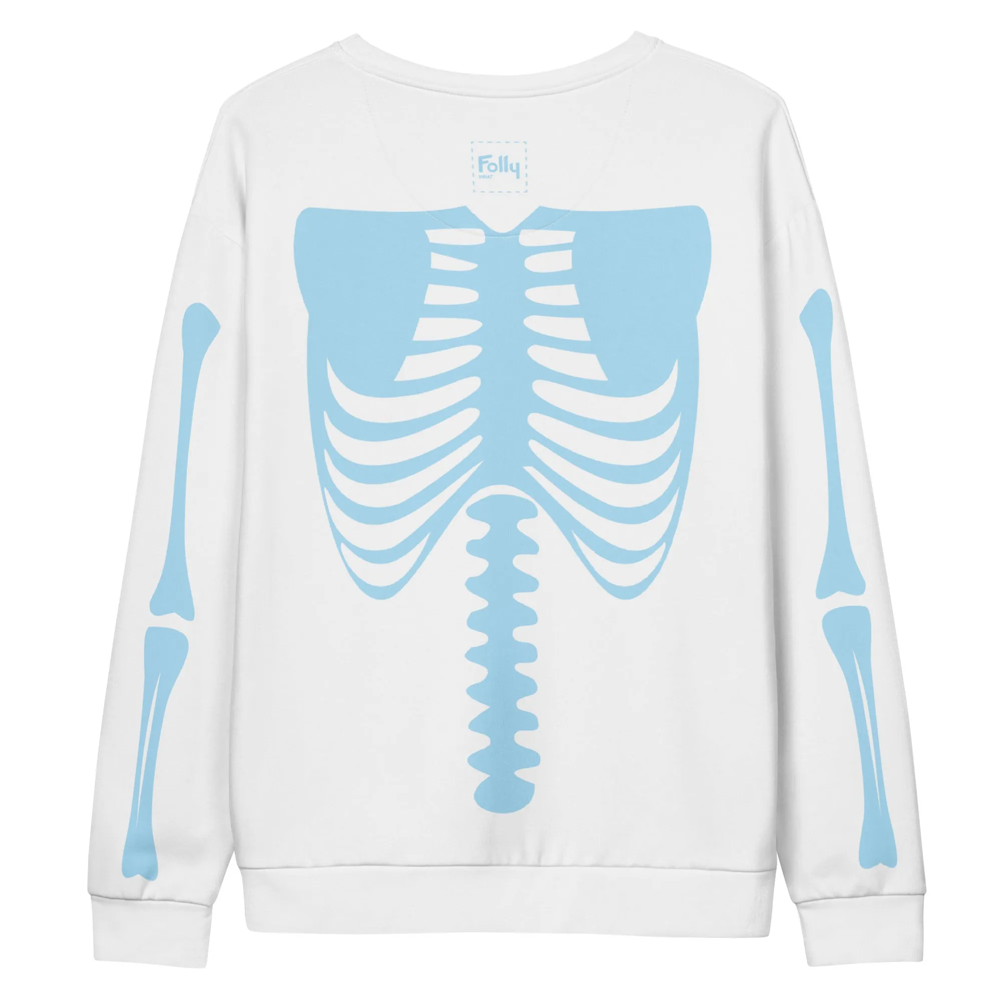 Ghost Bones Sweatshirt: White
