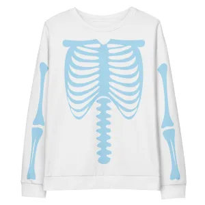 Ghost Bones Sweatshirt: White