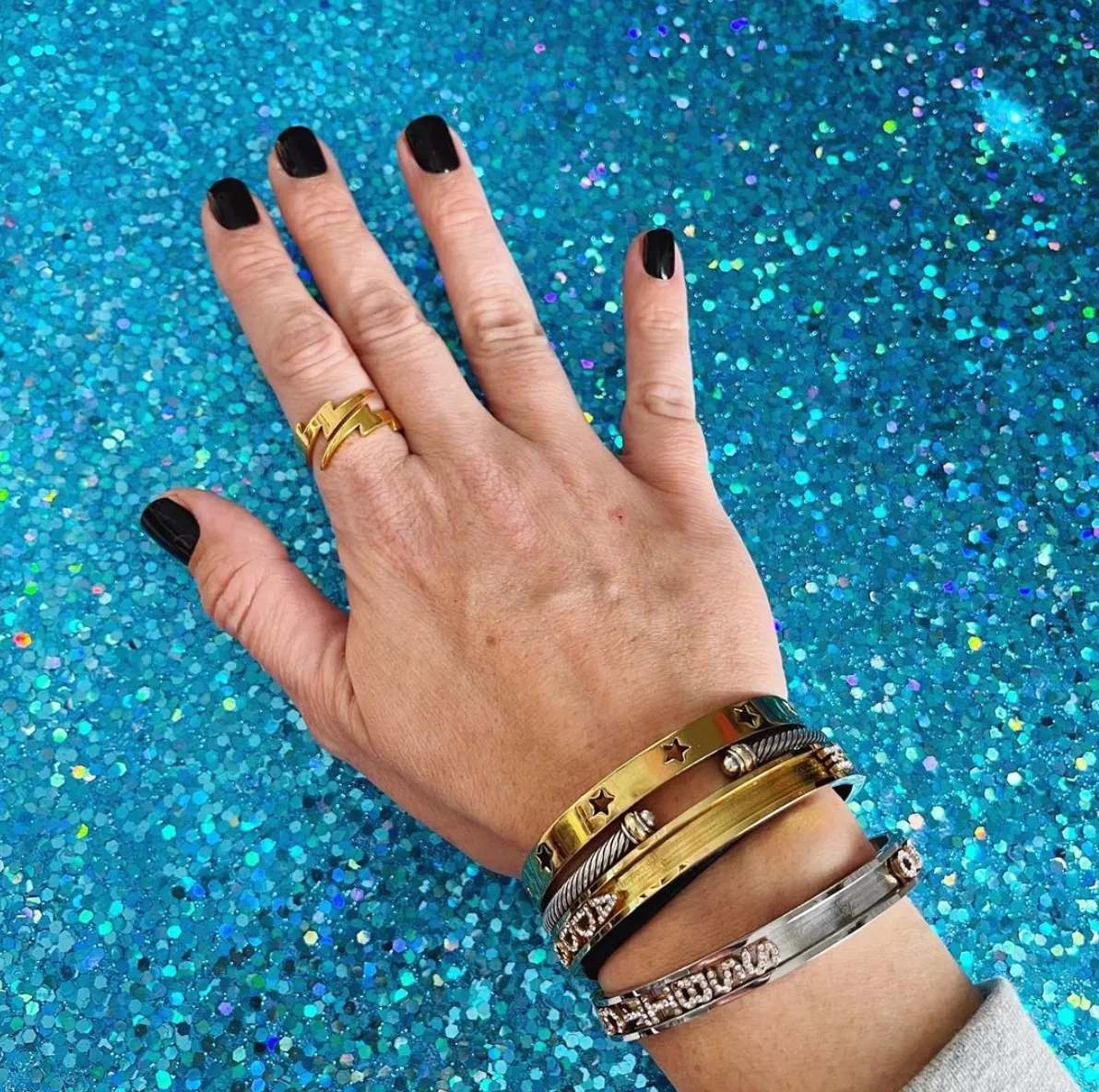 Gold Bold Signet Ring