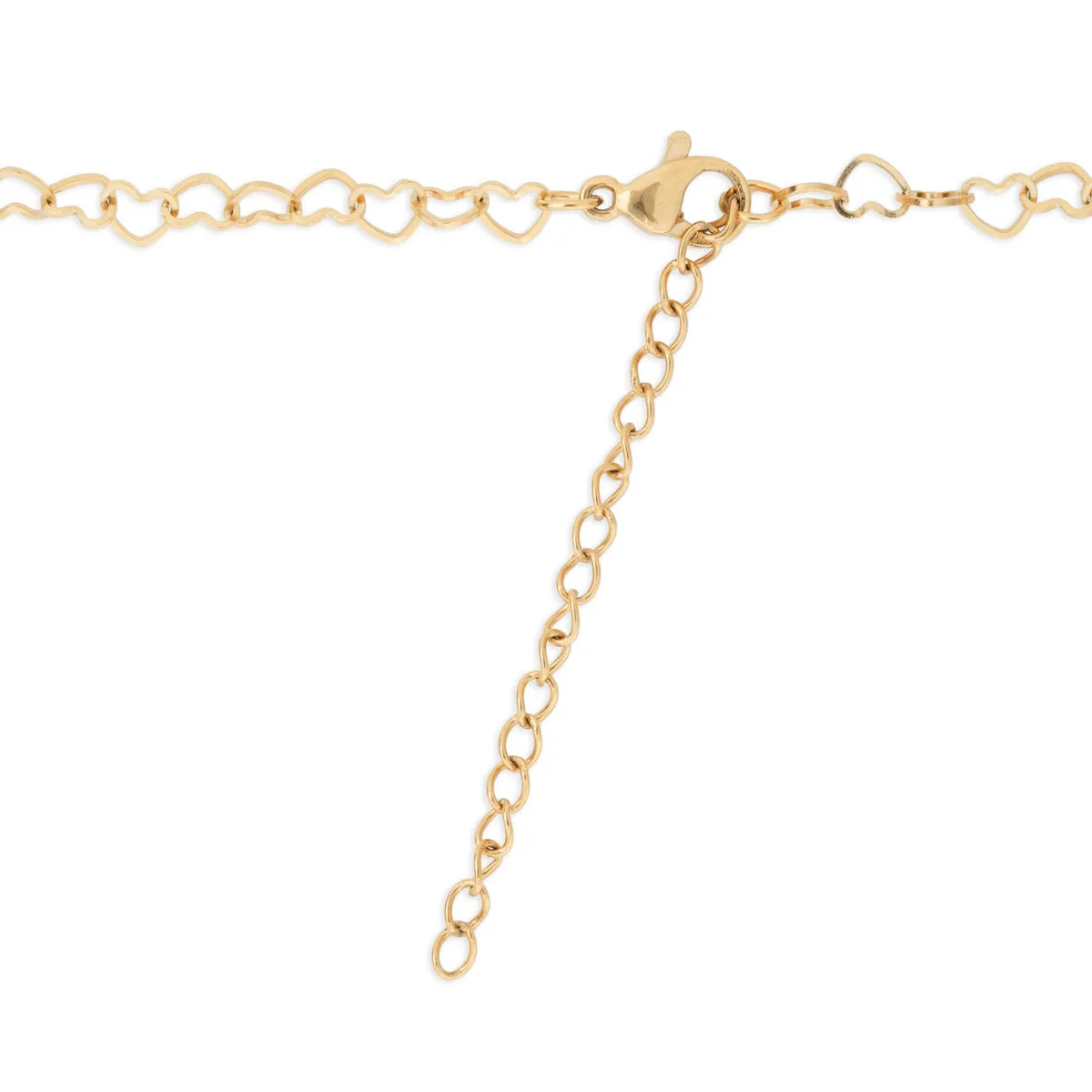 Gold Hearts Chocker Necklace