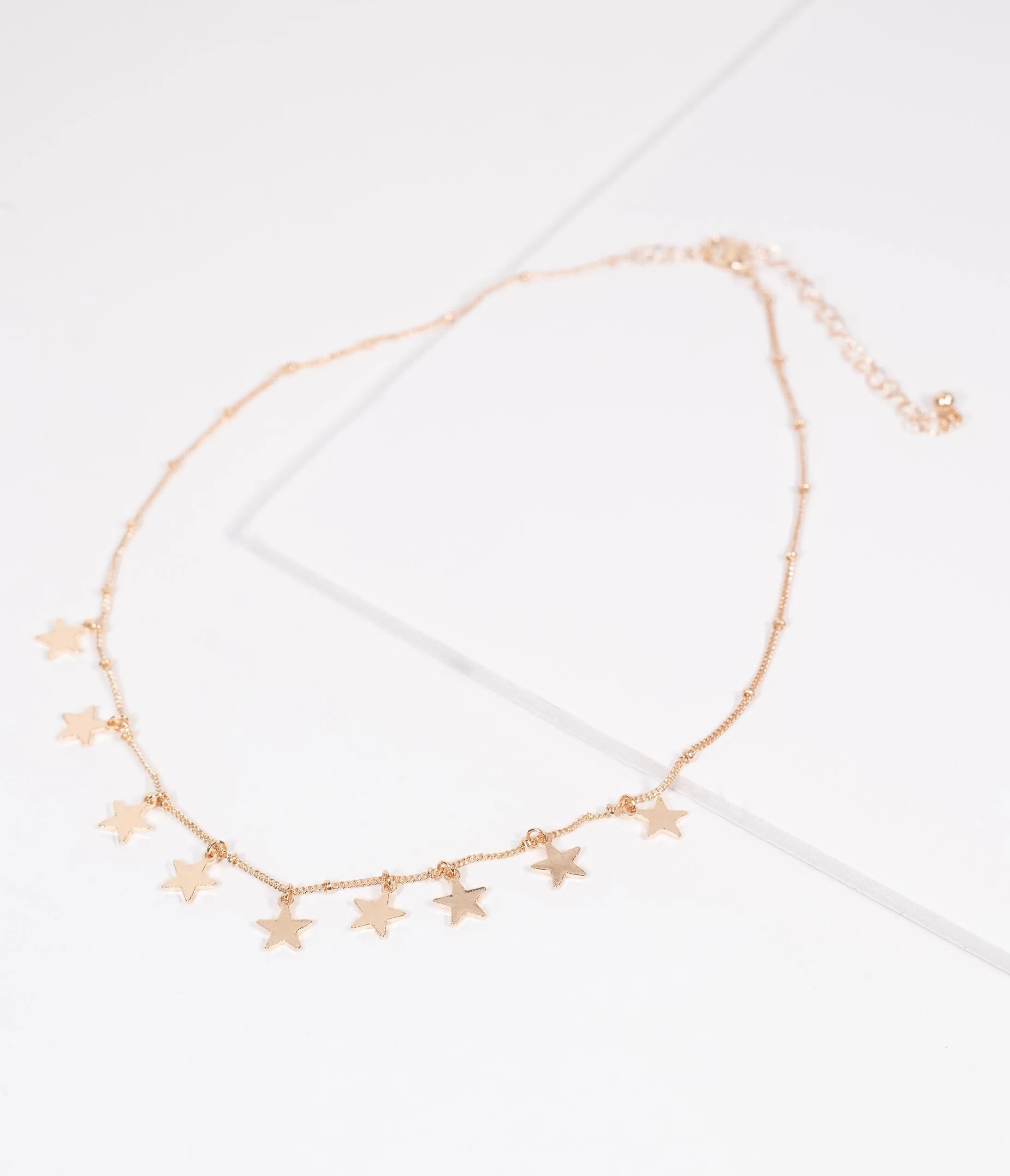 Golden Star Chain Necklace Set