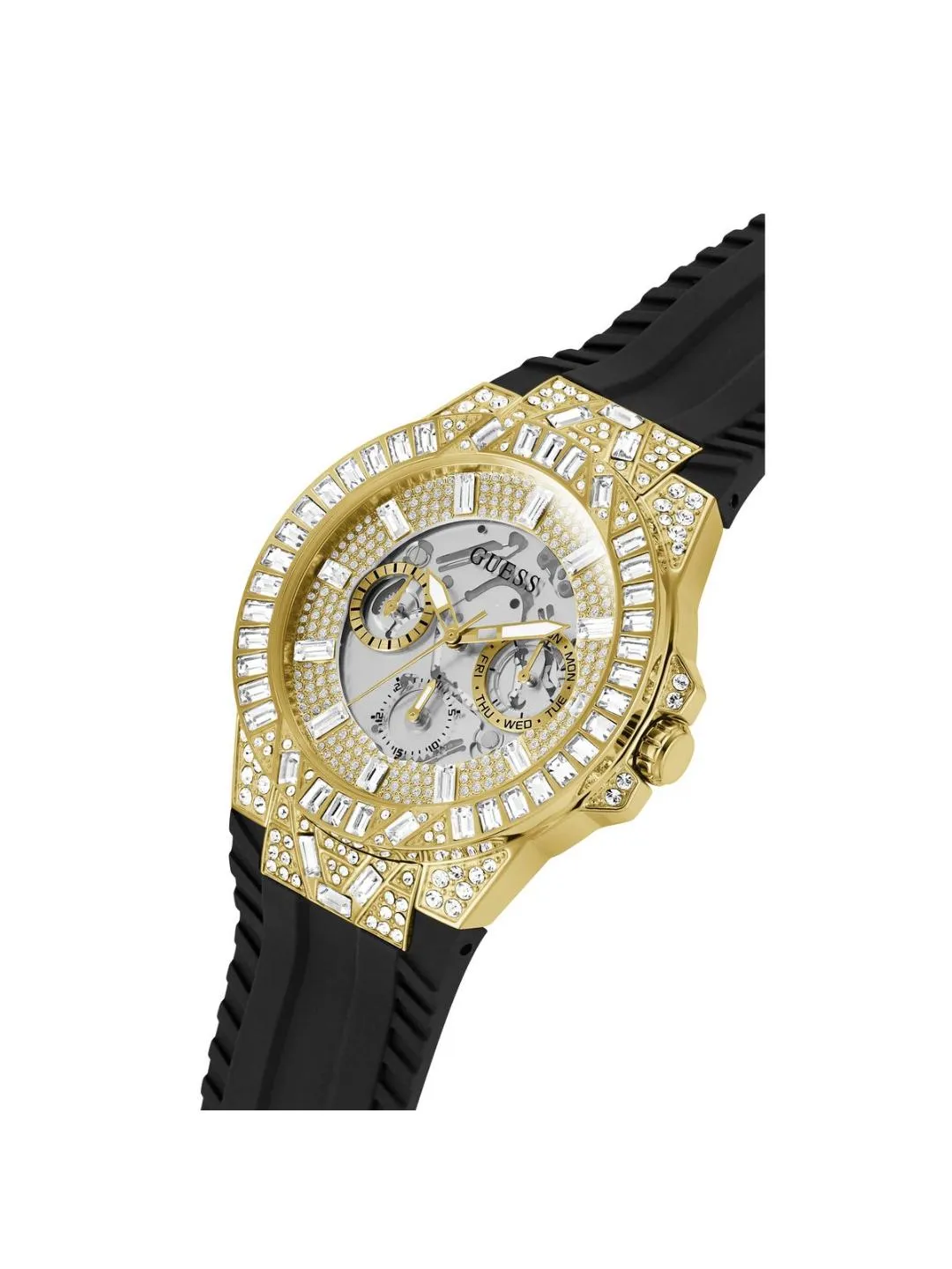 Guess Champagne Dial Men Analog Watch - GW0498G2