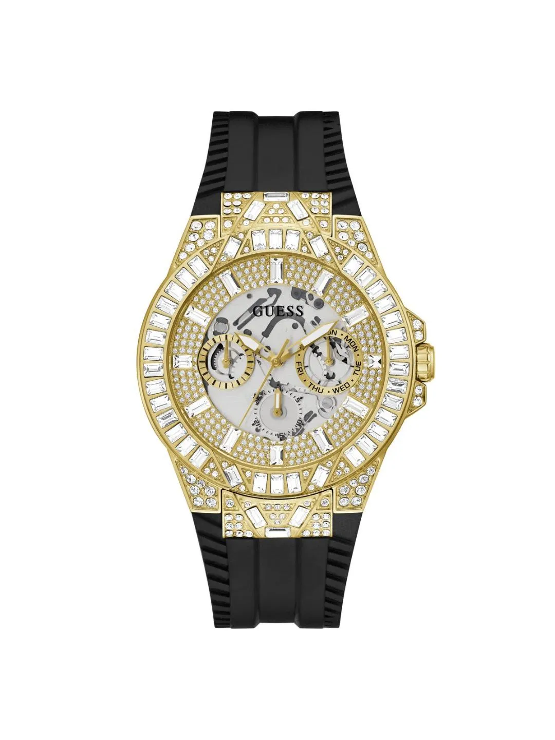 Guess Champagne Dial Men Analog Watch - GW0498G2