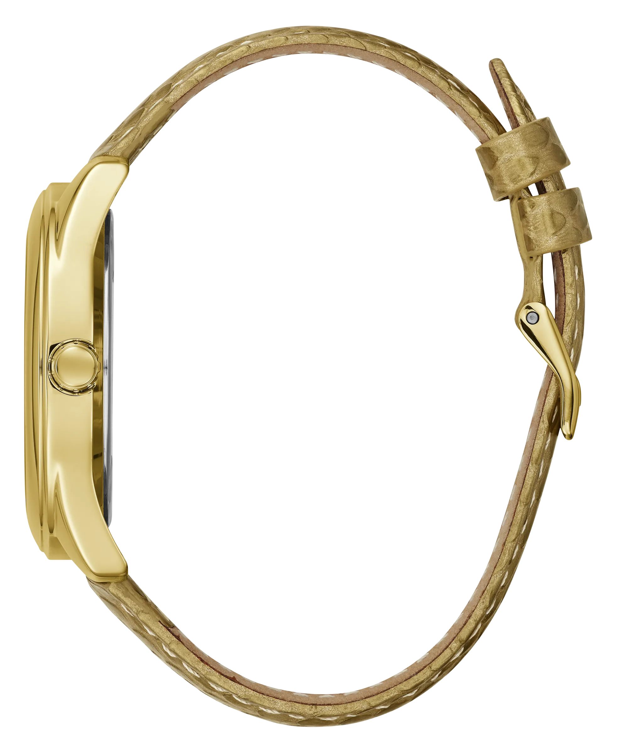 Guess Ladies Gold Analog Watch - W0895L8