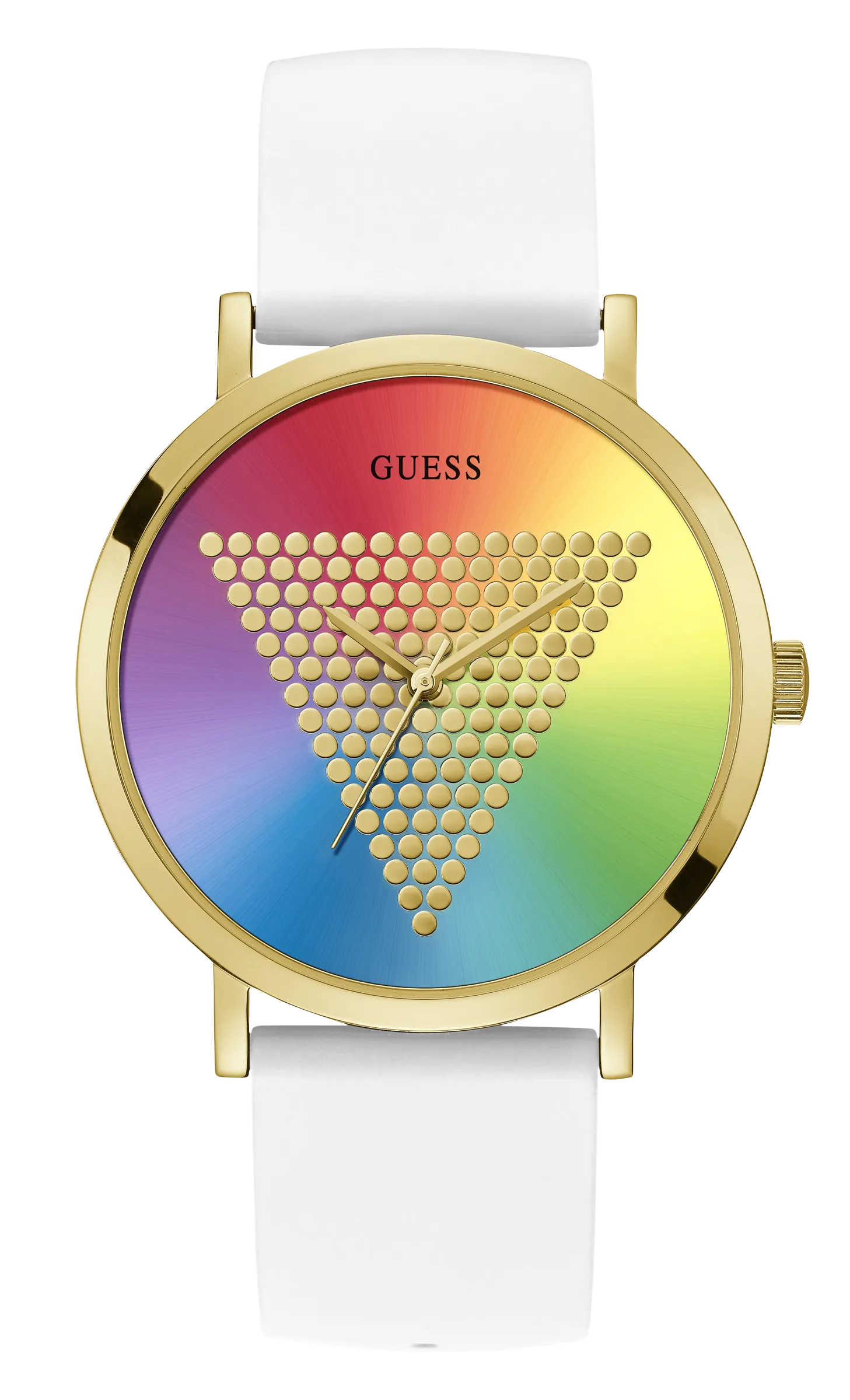 Guess Men Gold Dial Analog Watch - W1161G5