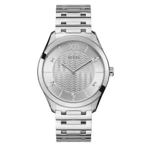 Guess Men Silver Dial Analog Watch - U1341G1M