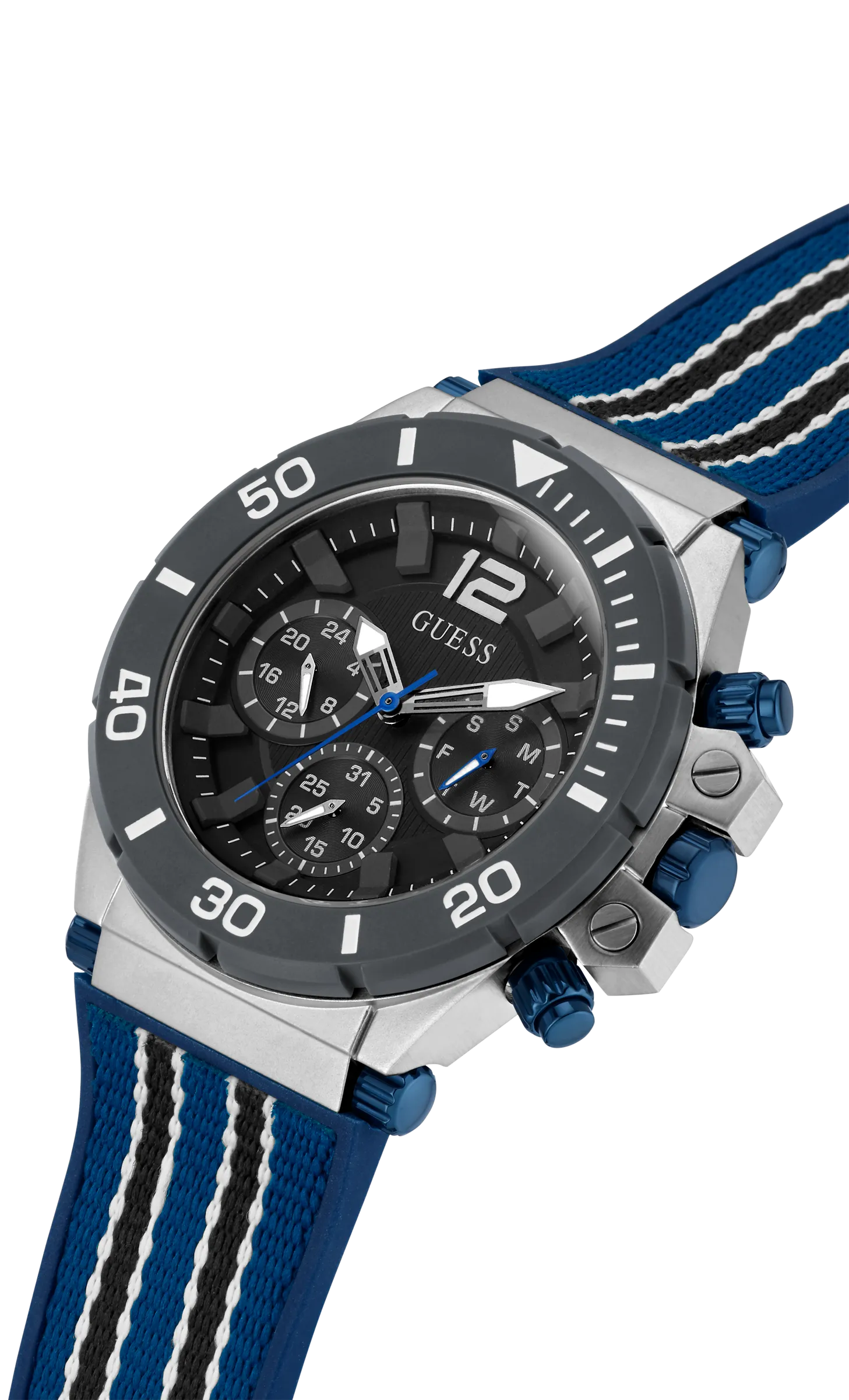 Guess Men's Black Dial Analog Watch - GW0415G2
