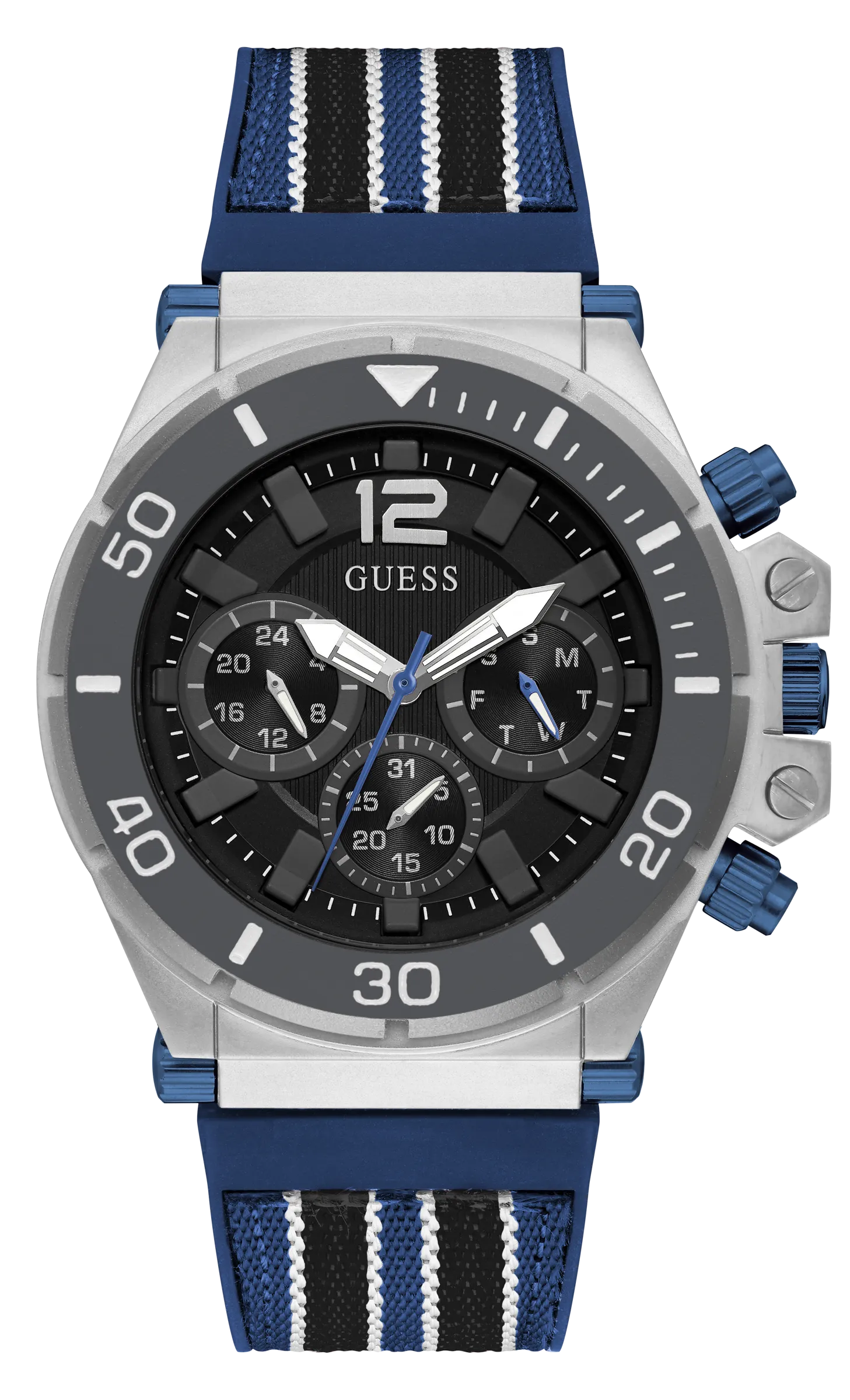 Guess Men's Black Dial Analog Watch - GW0415G2