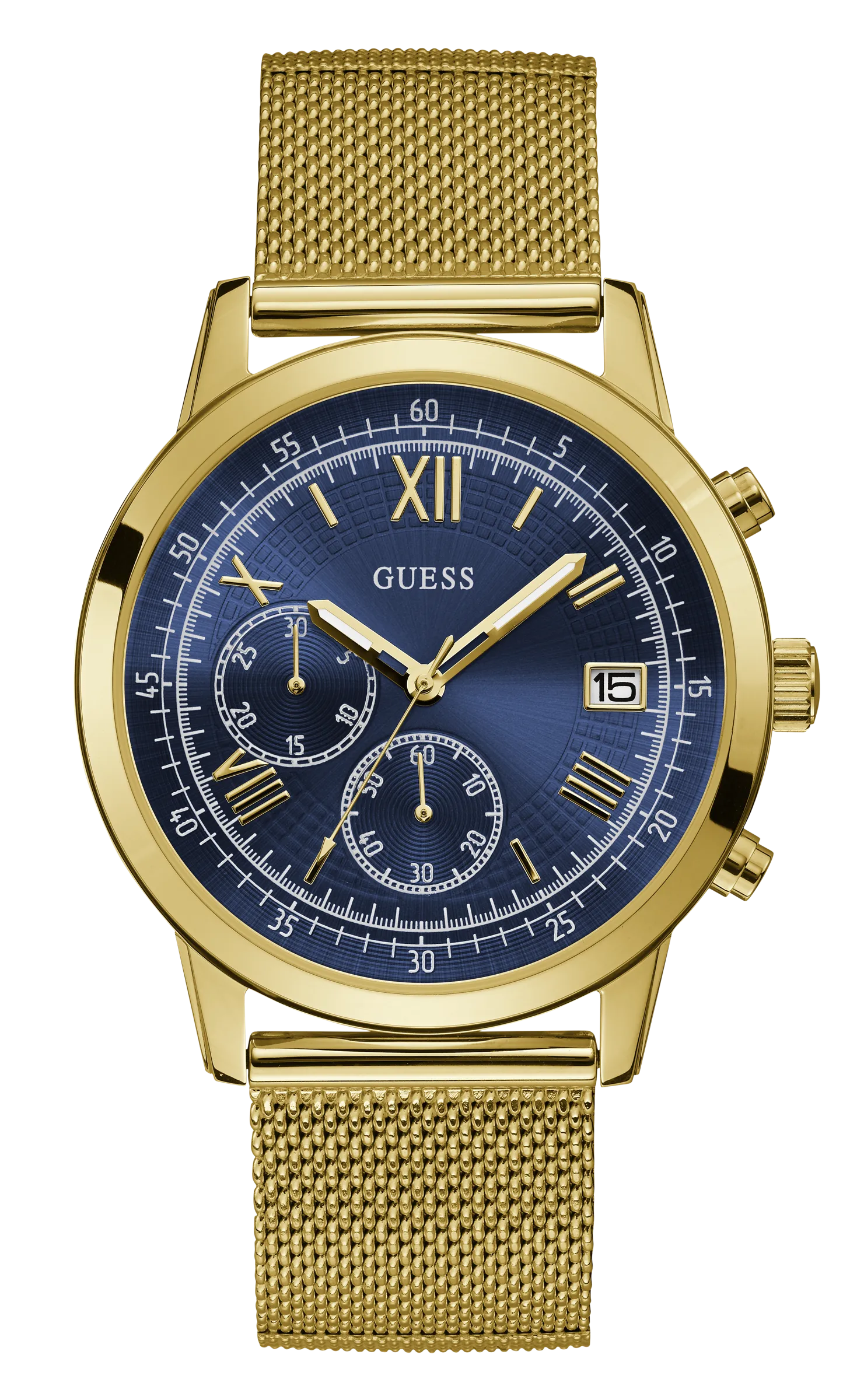 Guess Mens Blue Chronograph Watch - W1112G2