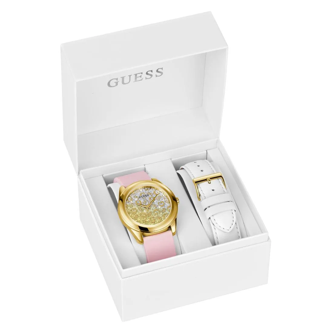 Guess Women 40 mm Multi Dial Analog Watch- U1416L3M